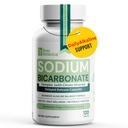 Aluminum Free Sodium Bicarbonate Capsules for Synergistic Alkalization, Body PH Support with Improved Absorption & Mineral Support, Bicarbonato De Sodio, Delayed Release 120 caps
