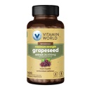 Vitamin World Grape Seed Extract, 95% Polyphenols, Supports Heart Health & Antioxidant Protection, Gluten-Free, Vegetarian, 100 Servings