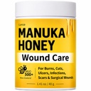 Manuka Honey for Wounds, Speed up Healing for Cuts, Surgical Wounds, Scars, Foot Ulcers, Infection, Burns, Non-Sticky, Easy to Apply, 40g