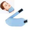 Neck Support Brace for Sleep & Post-Surgery Recovery, Adjustable Anti-Snoring Collar & Chin Up Alignment Device for Tonsil Adenoidectomy - Comfortable Mesh Design (Blue)