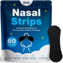 Nasal Strips for Snoring & Breathing, Improve Sleep with Nose Strips | Reduces Nasal Congestion for Less Snoring and Better Sleep, Sweat Resistant Extra Strength Snoring Solution
