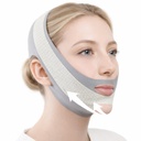 Anti Snoring Chin Strap, V Line Lifting Mask, Chin Strap for Sleeping, V Line Mask, Face Lifting Strap, Stop Snoring Chin Strap, Snoring Solution for Men and Women, Breathable Chin Strap (Greyy)
