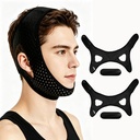 2-Pack Anti Snoring Chin Strap for Men and Women, Adjustable Breathable Mesh Snore Stopper, Comfortable Jaw Support Belt for Better Sleep, Stop Mouth Breathing Snoring Solution for CPAP Users