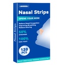 120Pcs Nasal Strips Anti Snoring, Extra Strength Nose Strips Breathing, Nose Tape for Sports and Sleep, Anti Snoring Strips Help Stop Snoring and Nasal Congestion Relief (Brown, Standard)