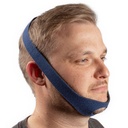 LifeSource Made in USA Chin Strap for Snoring – Adjustable Anti-Snoring Chin Strap, Breathable & Comfortable, Latex-Free, Universal Fit for Men & Women, Sleep Apnea Support, Navy