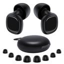 Ultra Soft Ear Plugs - 55dB (SNR) Noise Reduction Hearing Protection - Reusable Earplugs Flexible Comfortable Fit for Noise Sensitivity, Sleep, Work, Study, Airplane, Concerts & Festivals (Black)