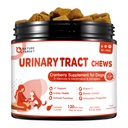 NATURE TARGET Dog UTI Treatment, Cranberry Supplement for Dogs 120 Chews | Urinary Tract & Bladder Support with D-Mannose, Marshmallow, Astragalus – Vet Formulated Immune & Kidney Support – Chicken