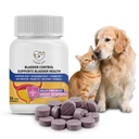 Bladder Supports Chews for Urinary Tract Health, Infection Treatments, Bladder Health, Dog UTI, Bladder Stones, Incontinence Support, Urinary Pain Relief for Cat & Dog 10 Chews (1 Bottle)
