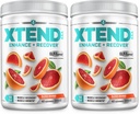 Xtend EAA + BCAA Powder for Muscle Recovery & Lean Muscle Growth, 9 Essential Amino Acids for Intra Workout or Post Workout Recovery, 10g EAAs Per 2 Servings, Blood Orange 40 Servings (Pack of 2)