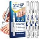 Toenail Fungus Treatment Extra Strength - AntiFung Pen - Maximum OTC with 25% Undecylenic Acid - for Damaged Nails, Ingrown Nails & Discoloration - 3-Pack Applicator Pen