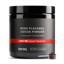 Ultra High Flavanol Cocoa Powder - 1,000mg Verified Flavanols per Scoop | 40% Standardized Cocoa Extract - 2,600mg Total Cocoa Actives with 300mg Theobromine - Third Party Tested - 30 Servings