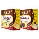 KILLI Ginger | Aged Black Garlic Instant Extract, 2 Packs of 10 Sachets