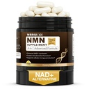 NMN Supplements 1000mg Pure Organic – NAD+ Alternative, 120 Capsules | Resveratrol 1000mg Organic, NAD Resveratrol Supplement, TMG & Quercetin for Cellular Support