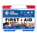 300 Piece Professional First Aid Kit, Navy Blue | Multi-Function Portable Medical Kit For Home, Car, Travel, Camping, Worksite, Outdoor, Business & Sports