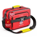 KAUGIC 500PCS First Aid Kit for Travel, Camping, Home | Well-Organized Emergency Kit, Survival & First Aid Supplies, for Car, Business, College Dorm, Office, FSA-HSA