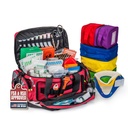 RHINO RESCUE First Responder Large EMT Bag Fully Stocked with Medications | 300+ Supplies Trauma First Aid Kit EMS Advanced Medical Kit for Pre-Hospital, Public Facilities, Paramedics, Firefighters