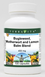 Terravita Thyroid Support - Bugleweed, Motherwort and Lemon Balm - 450 mg (100 Capsules, ZIN: 511178)