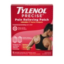Tylenol Precise Pain Relieving Patches, Topical Analgesic Patches + Maximum OTC Strength Lidocaine Penetrates, Targeted Relief Ideal for Shoulder, Back & Knee Pain, Unscented, 3 x 2 ct