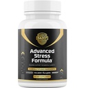 5 in 1 Advanced Stress Formula with Holixer Holy Basil, Shoden Ashwagandha, AlphaWave L-Theanine, PharmaGABA, Calm, Focus & Mood Support for Men, 60 Vegan Capsules