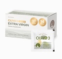 Olive3 Extra Virgin Olive Oil Softgel Capsules, 2,526mg/kg, High Polyphenol, Cold Pressed Blend of Spain, Italy & Greece, Antioxidant Support, 14 Daily Packs
