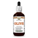 Olive (Olea Europaea) Dry Leaf Glycerite, All Natural, Vegan, Lab Tested Alcohol-Free Liquid Extract - 2 fl.oz