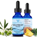 Vanilla Pine Olive Leaf Liquid Extract 390 mg, 4 FL OZ Olive Leaf Supplement for Immune Support, 302 Servings, Made in USA, Quick Absorption, Non-GMO, GMP Certified, Cruelty-Free Products