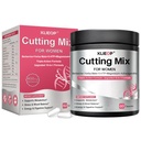 Cutting Mix Capsules with Berberine HCl, Ashwagandha Root Extract, Chromium Picolinate & Ceylon Cinnamon Bark, 60 Count | 5-HTP, Yerba Mate Extract, Magnesium Glycinate Supplement for Adults