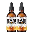 (2 Pack) Bari Drops, All Natural Maximum Strength Formula, Bari Drops Liquid Supplement, Official Vitamin Extract