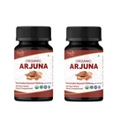 ORGANIC SPREE Arjuna 120 Tablets - Terminalia arjuna - 60 Days Supply - Supports Heart Health & Daily Wellness* | USDA Organic, GMP, HACCP Certified - Pack of 2