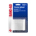 BAND-AID Brand of First Aid Products Tough Wrap, 2 in x 2.5 yd, 1 Roll | Self-Adhesive Bandage Wrap, Durable Protection for First Aid, Flexible Waterproof Wound Care for Minor Cuts, Scrapes & Burns