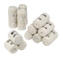 HypaBand Crepe Cotton Bandages, Assorted Pack of 12