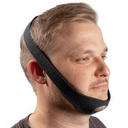 LIFESOURCE Made in USA Quality - Chin Strap for Snoring – Adjustable Anti-Snoring Chin Strap, Breathable & Comfortable, Latex-Free, Universal Fit for Men & Women, Sleep Apnea Support, Black