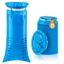 24 Pack Vomit Bags Disposable, 1000ml Emesis Bags Throw Up Bags Disposable, Leak-Proof Barf Bags for Adults, Portable Nausea Bags for Car, Travel & Motion Sickness, Pregnancy Morning Sickness Relief