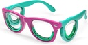 Hion Kids Anti-Motion Sickness Smart Glasses (for 3-8 Year Olds) – Ultra-Light Portable Nausea Relief Liquid Glasses for Carsickness, Airsickness, Seasickness – Kids Travel/Cruise Essentials (Green)