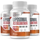 Liposomal 24mg Astaxanthin for MAX Absorption, Antioxidant Stronger Than VIT C, Astaxanthin Supplement for Immunity and Eye, Skin Function - 180 Softgels