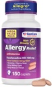 GenCare Fexofenadine 180mg Allergy Relief Pills, 24-Hr Non-Drowsy, 150 Ct | Compares to Allegra 24-Hour; non-drowsy antihistamine relieves sneezing