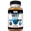 Kaya Naturals Omega 3 Fish Oil Supplement, 30 Count Softgels | Nature Made Omega-3 Fish Oil Supplement with EPA & DHA, Sea-Harvested Pelagic Fish Oil, No Fishy Aftertaste