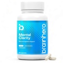 Brain Hero Natural Cognitive Health Support - 1075mg of Targeted Nutrition for Men & Women - Support for Memory, Focus, and Mood - 60 Count - Non-GMO - Vegan Capsules 30-Day Supply