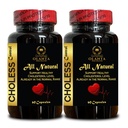Choless Control Plant-Based Complex | Vitamins Pills for Support Healthy Cholesterol & Lipid Balance with Guggul Extract - 2 Bottles 120 Capsule