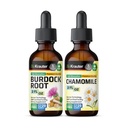 Burdock Root Tincture 2 Fl. Oz. & Chamomile Tincture 2 Fl. Oz.