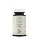 Stevia 60 Capsules, 500 mg, USDA Organic Stevia Rebaudiana Dried Leaf (60 Capsules)