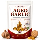 Pure Aged Garlic Extract Softgels, Odorless Garlic Supplement, 24-Month Naturally Aged with Standardized SAC, Heart Health, Immune & Antioxidant Support, (300 Count (1Bag))