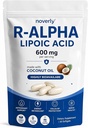 NYLA Noverly R-Alpha Lipoic Acid 600 mg Softgels with Coconut Oil, Daily Antioxidant and Energy Metabolism Support, Gluten-Free, 30 Count