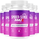 (5 Pack) Spider Sense Max Pills for Men - SpiderSense Max Capsules for Men Advanced Formula 2025, 5 Bottles for 5 Months