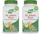Nature's Way St. John's Wort Herb, Promotes a Positive Outlook*, 700 mg per 2-Capsule Serving, Non-GMO Project Verified, Vegan, 180 Capsules (Packaging May Vary),(Pack of 2)