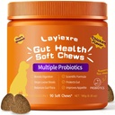 Probiotics for Dogs – Support Gut Health, Yeast Balance, Skin Comfort & Immunity – with Prebiotics & Digestive Enzymes – Chicken Flavor, 90 Soft Chews
