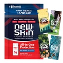 New-Skin Single Use Liquid Bandage Packets, Cuts, Blisters, Waterproof,16ct | Single-use liquid bandage packets seal and protect minor cuts, scrapes and blisters with waterproof antiseptic coverage.