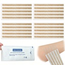 Sterile Strip Wound Closure Strips, 1/4" x 4" Adhesive Skin Closures, Breathable Non-Woven Laceration Closure Kit for Emergency Wound Care, Minor Cuts & Scars Reduction (20pcs(Skin Color))