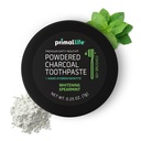 Primal Life Organics - Dirty Mouth Toothpowder, Activated Charcoal Tooth Cleaning Powder, Essential Oils with Kaolin & Bentonite Clay, 200+ Brushings, Organic, Vegan (Black Spearmint, 0.25 oz)