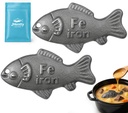 2 Pcs Iron Fish for Cooking, Natural Iron Supplement to Reduce Risk of Iron Deficiency, Ideal for Anemia, Vegans & Pregnant Women, Use Once Daily - Many Years Supply Included Iron Fish
